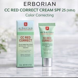 Erborian CC Red Correct Cream SPF 25 (Mini) – Color Correcting 5ml